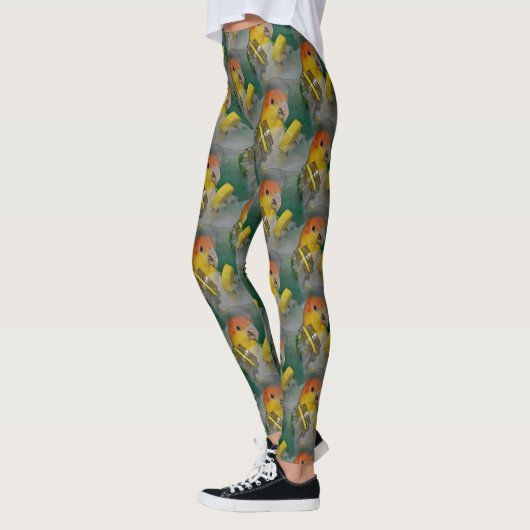 White Bellied Caïque Parrot Palling Leggings (Links)