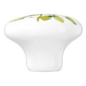 White Bellied Emerald Hummingbird Keramische Knop (Zijkant)