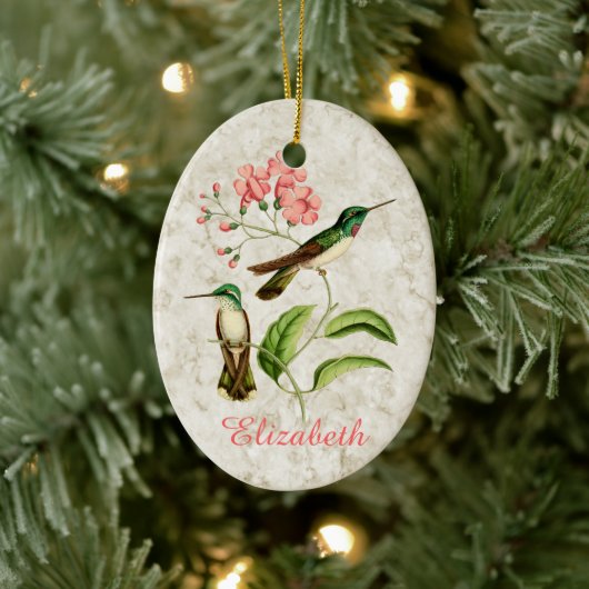 White Bellied Hummingbird Ornament (Boom)