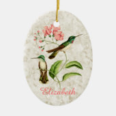 White Bellied Hummingbird Ornament (Voorkant)