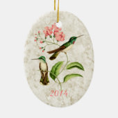 White Bellied Hummingbird Ornament (Achterkant)