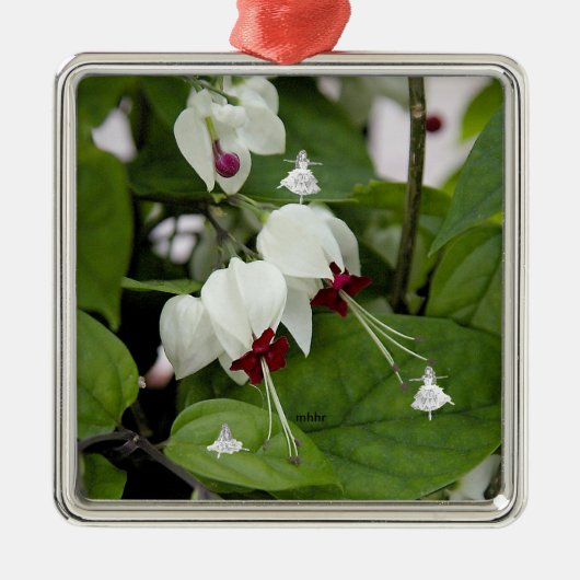 White Bells Shadow Fairy Metal Ornament (Voorkant)