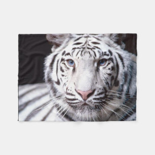 White Bengal Tiger Afbeelding Fleece Deken