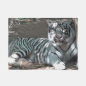 White Bengal Tiger Deurmat (Voorkant)