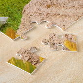 White Bengal Tiger. Grote katten. Legpuzzel (Zijkant)