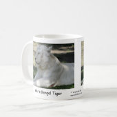 White Bengal Tiger Koffiemok (Voorkant links)