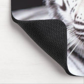 White Bengal Tiger Mousepad Muismat (Hoek)