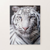 White Bengal Tiger Photo Afbeelding Legpuzzel (Verticaal)