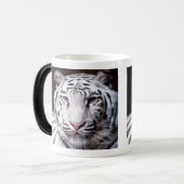 White Bengal Tiger Photography Magische Mok (Voorkant links)