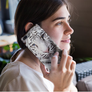 White Bengal Tiger Photography Voeg naam toe   Zwa Case-Mate iPhone Case