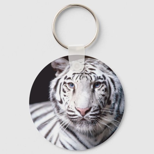 White Bengal Tiger Sleutelhanger (Achterkant)