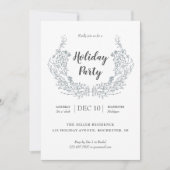 White Berries feestfeest Kaart (Voorkant)