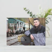 White Best is yet to come Photo Afstuderen Kaart (Staand voorkant)