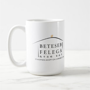 White Beteseb Felega Mok 15 oz