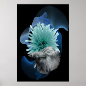 White betta poster (Voorkant)