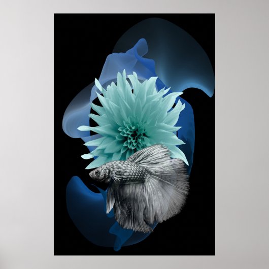 White betta poster (Voorkant)