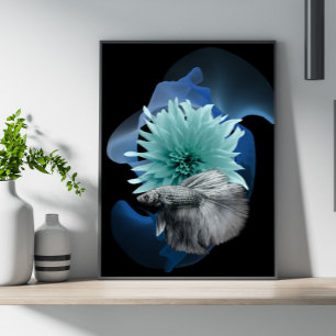 White betta poster