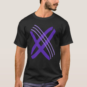 white Big Letter X Alphabet X Capital Initiaal Spe T-shirt