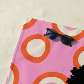 White Bikini Beach Towel Strandlaken (In situ)