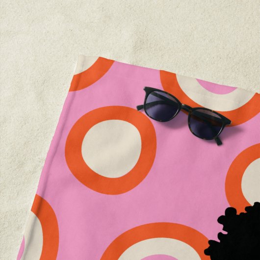 White Bikini Beach Towel Strandlaken (In situ)