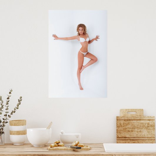 White Bikini Poster (Keuken)