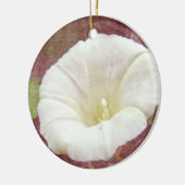 White Bindweed - Wild Perennial Morning Glory Keramisch Ornament (Links)