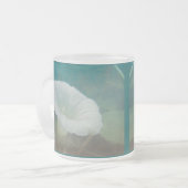 White Bindweed - Wild Perennial Morning Glory Matglas Koffiemok (Voorkant links)