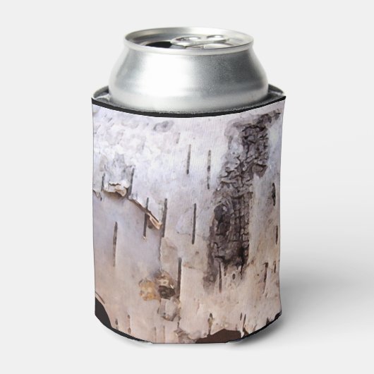 White Birch Bark Blikjeskoeler (Blikje Voorkant)