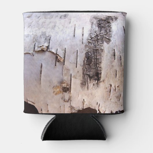 White Birch Bark Blikjeskoeler (Voorkant)