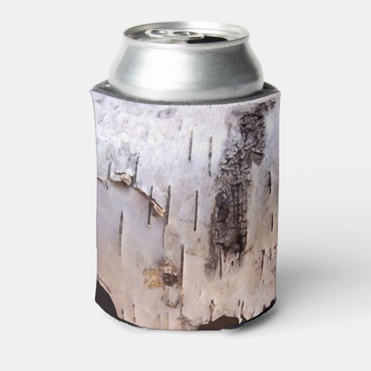 White Birch Bark Blikjeskoeler (Blikje Achterkant)