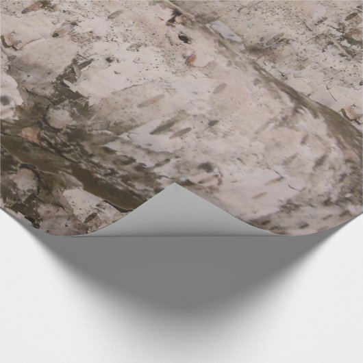 White Birch Bark Cadeaupapier (Hoek)