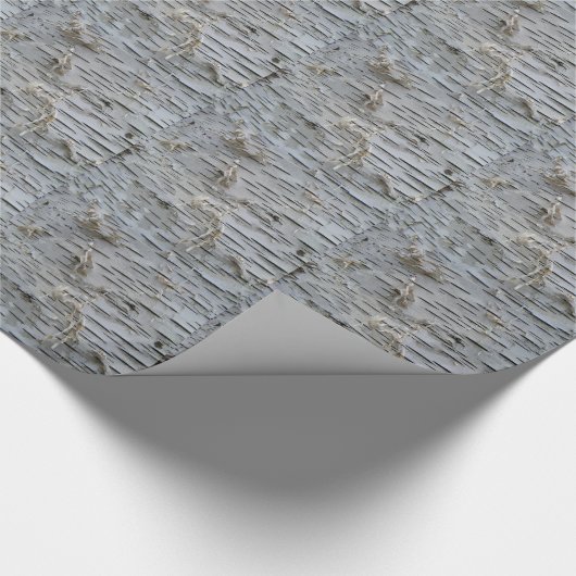 White Birch Bark Cadeaupapier (Hoek)