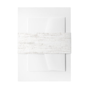 White Birch Look Design Uitnodigingen Wikkel