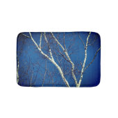 White Birch Tree against Blue Sky Natuur Badmat (Voorkant)