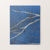 White Birch Tree against Blue Sky Natuur Legpuzzel (Verticaal)
