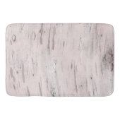 White Birch Tree Wood Rustin Barn Farmhouse Chic Badmat (Voorkant)