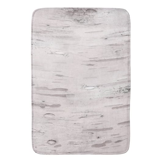 White Birch Tree Wood Rustin Barn Farmhouse Chic Badmat (Voorkant Verticaal)