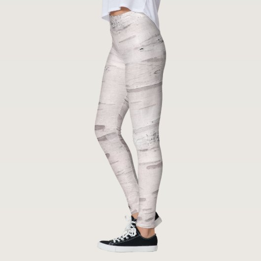 White Birch Tree Wood Rustin Barn Farmhouse Chic Leggings (Links)