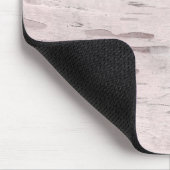 White Birch Tree Wood Rustin Barn Farmhouse Chic Muismat (Hoek)