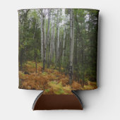 White Birch Trees and Herfst Ferns in Rocky Mounta Blikjeskoeler (Voorkant)