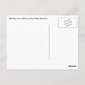 White Birch Trees and Herfst Ferns in Rocky Mounta Briefkaart (Achterkant)