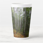 White Birch Trees and Herfst Ferns in Rocky Mounta Latte Mok (Voorkant)