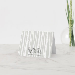 White Birch Trees Bedankt