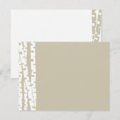 White Birch Trees Briefkaart (Voorkant / Achterkant)