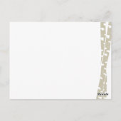 White Birch Trees Briefkaart (Achterkant)