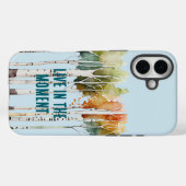 White Birch Trees Case-Mate iPhone Case (Achterkant (horizontaal))