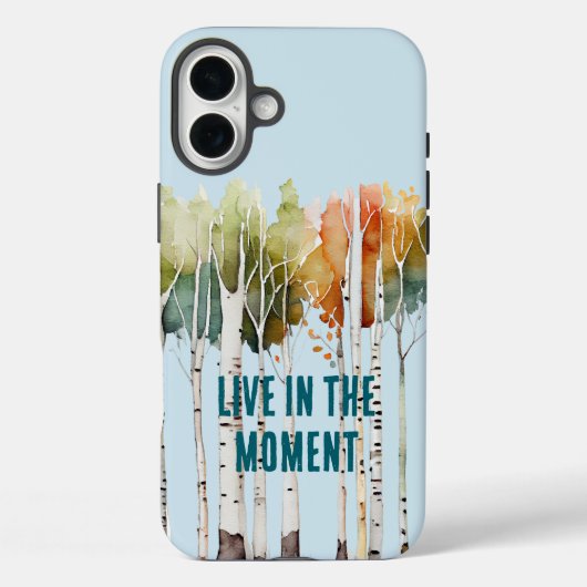 White Birch Trees Case-Mate iPhone Case (Achterkant)