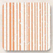 White Birch Trees Custom Hard Plastic Onderzetter (Voorkant)