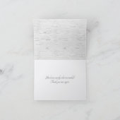 White Birch Wedding Bedankt (Binnen)