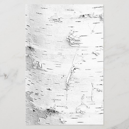 White Birch Wedding Budget Uitnodiging Flyer (Achterkant)